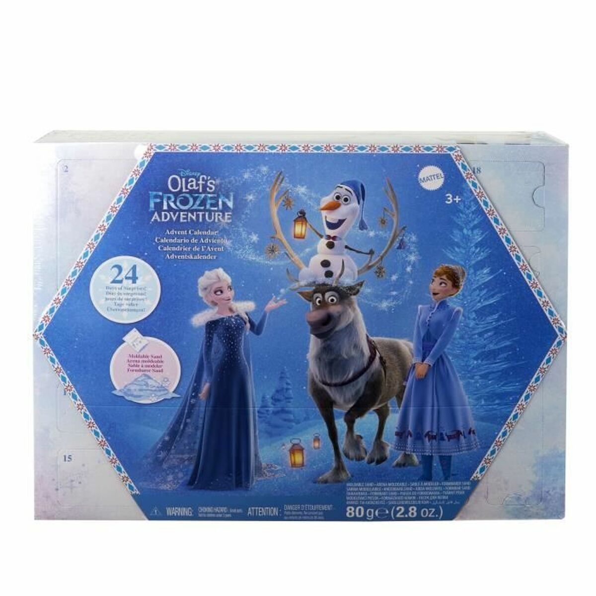 Calendario Dell'avvento Frozen Hwx20 Plastica