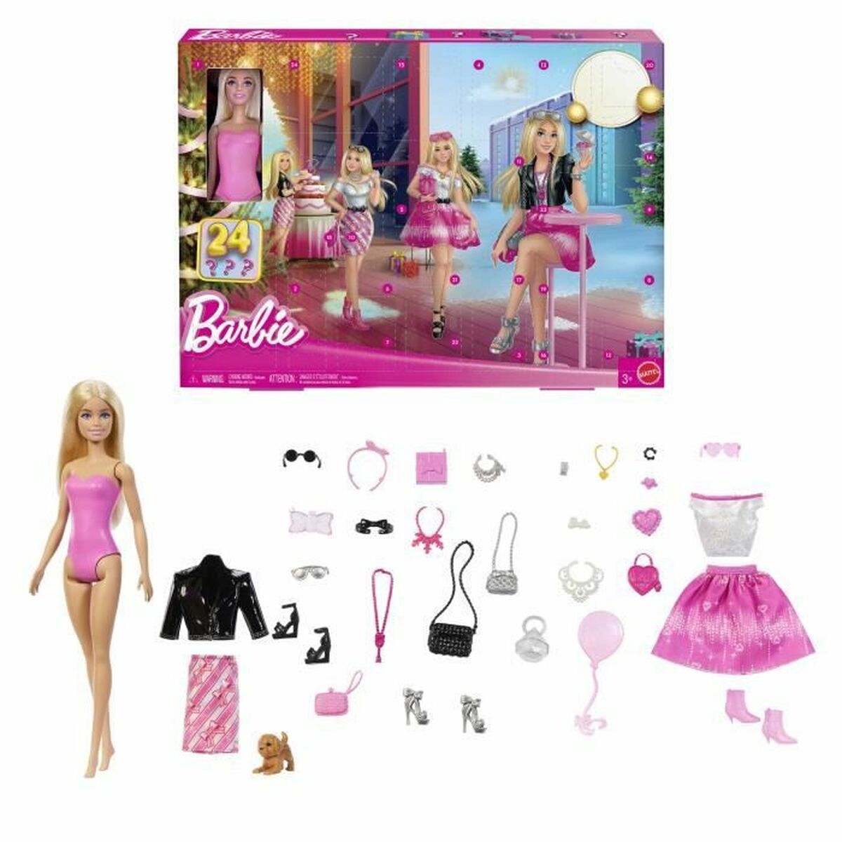 Calendario Dell'avvento Barbie (24 Pezzi)