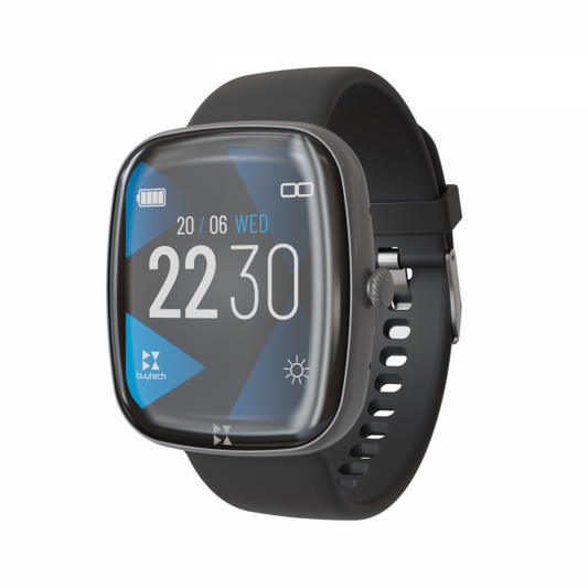 Smartwatch Buytech Call Cassa Nero Cinturino Silicon Bk - Display 1,83 Pollici Touchcreen - Waterproof - Funzione Chiamata Bluetooth Su Cellulare