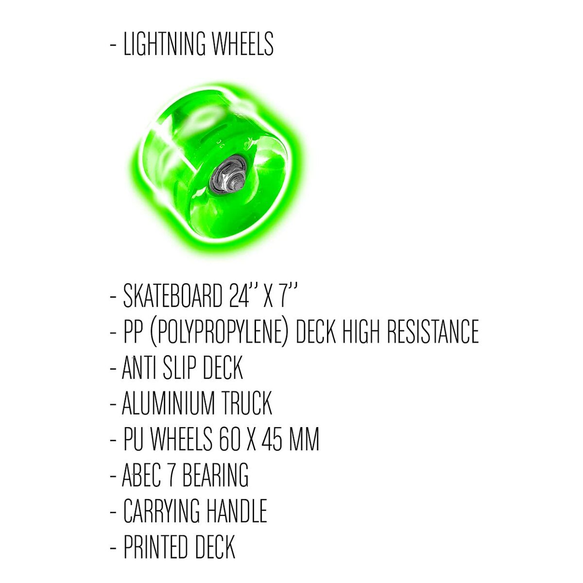 Skateboard Stamp Verde