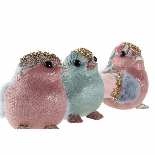 Decorazione Natalizia DKD Home Decor Poliestere Foam (3 pcs) (15 x 10 x 11 cm)