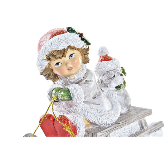 Decorazione Natalizia DKD Home Decor Resina (13 x 6 x 10,5 cm) (2 Unità)