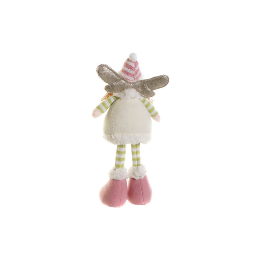 Decorazione Natalizia DKD Home Decor Multicolore Elfo 13 x 7 x 35 cm (3 Unità)