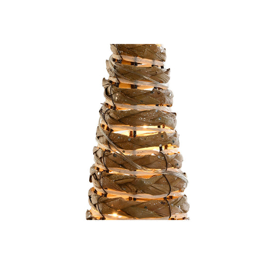 Decorazione Natalizia DKD Home Decor Bianco Naturale 20 x 20 x 80 cm (3 Pezzi)