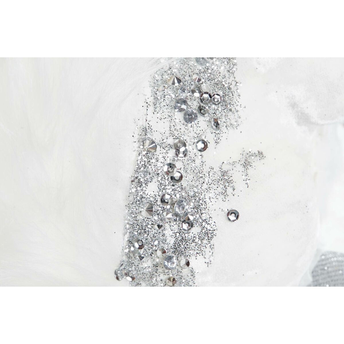 Decorazione Natalizia DKD Home Decor Bianco Scoiattolo 22 x 11 x 22 cm (2 Unità)