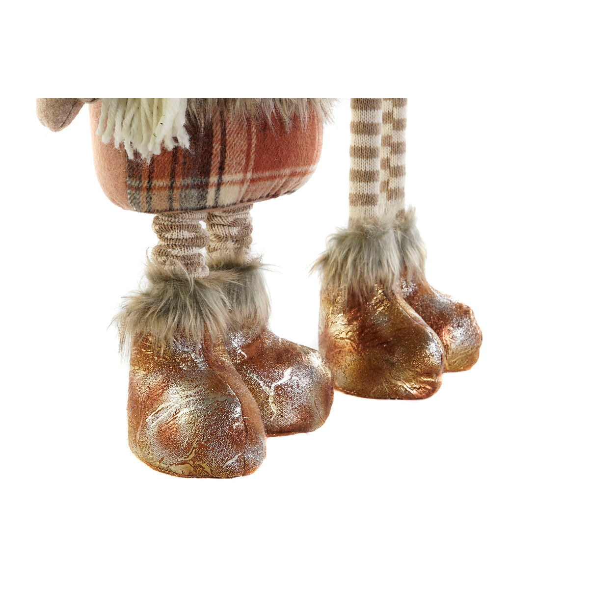 Decorazione Natalizia DKD Home Decor Marrone Renna 18 x 17 x 48 cm (2 Unità)