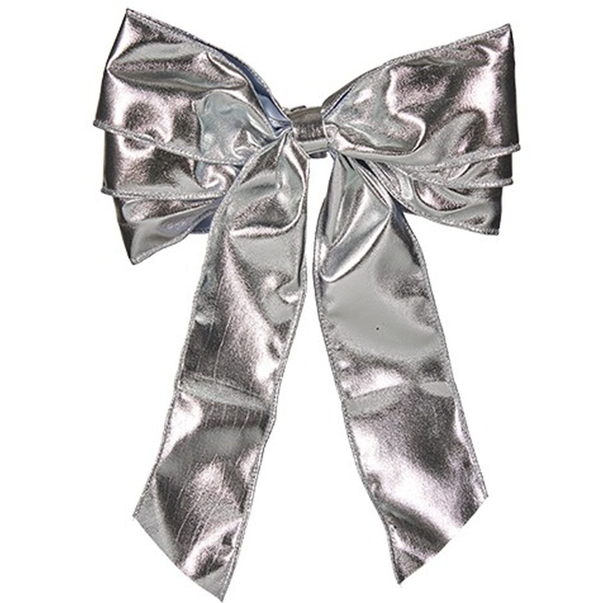 Lacci Krist+ Argentato 30 x 4 x 20 cm 21 x 45 x 4 cm Decorazione Natalizia (12 Unità)