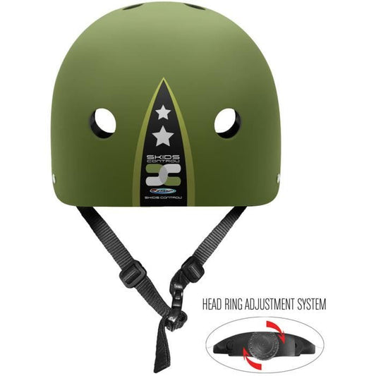 STAMP - Casco da skate - Star militare di controllo skids