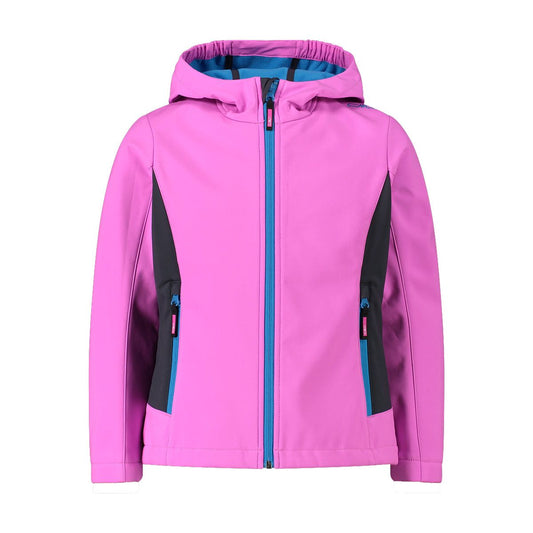 Giacca Trekking Ragazza con Cappuccio Softshell FZ