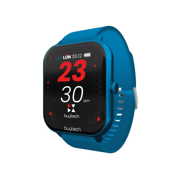 Smartwatch Buytech Call Cassa Blu Cinturino Silicon Blue - Display 1,83 Pollici Touchcreen - Waterproof - Funzione Chiamata Bluetooth Su Cellulare