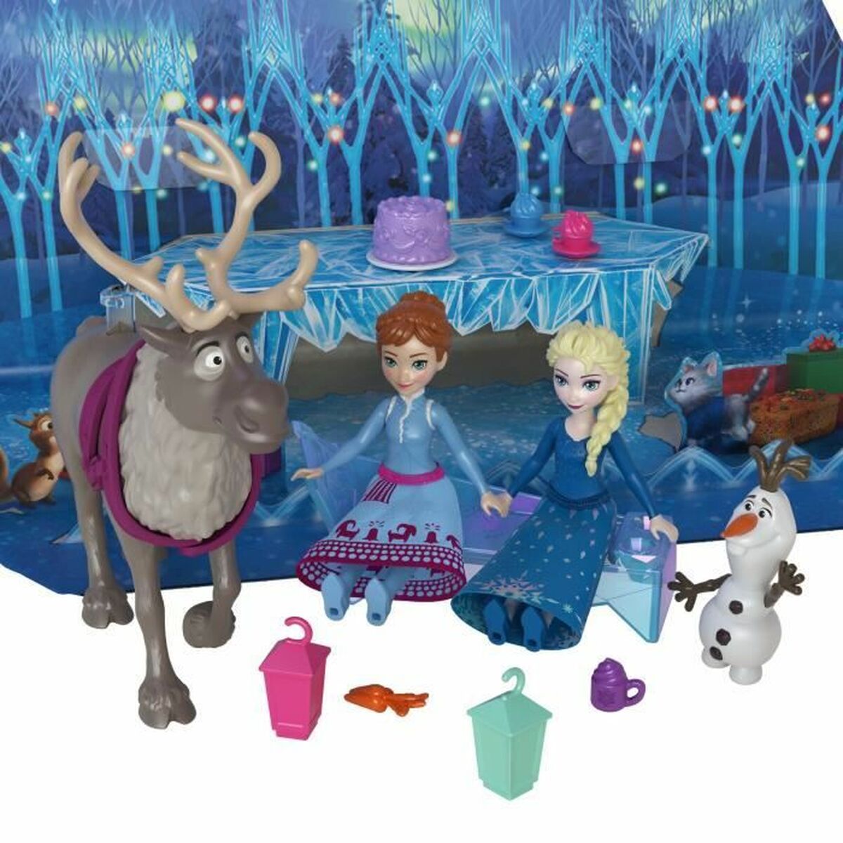Calendario Dell'avvento Frozen Hwx20 Plastica