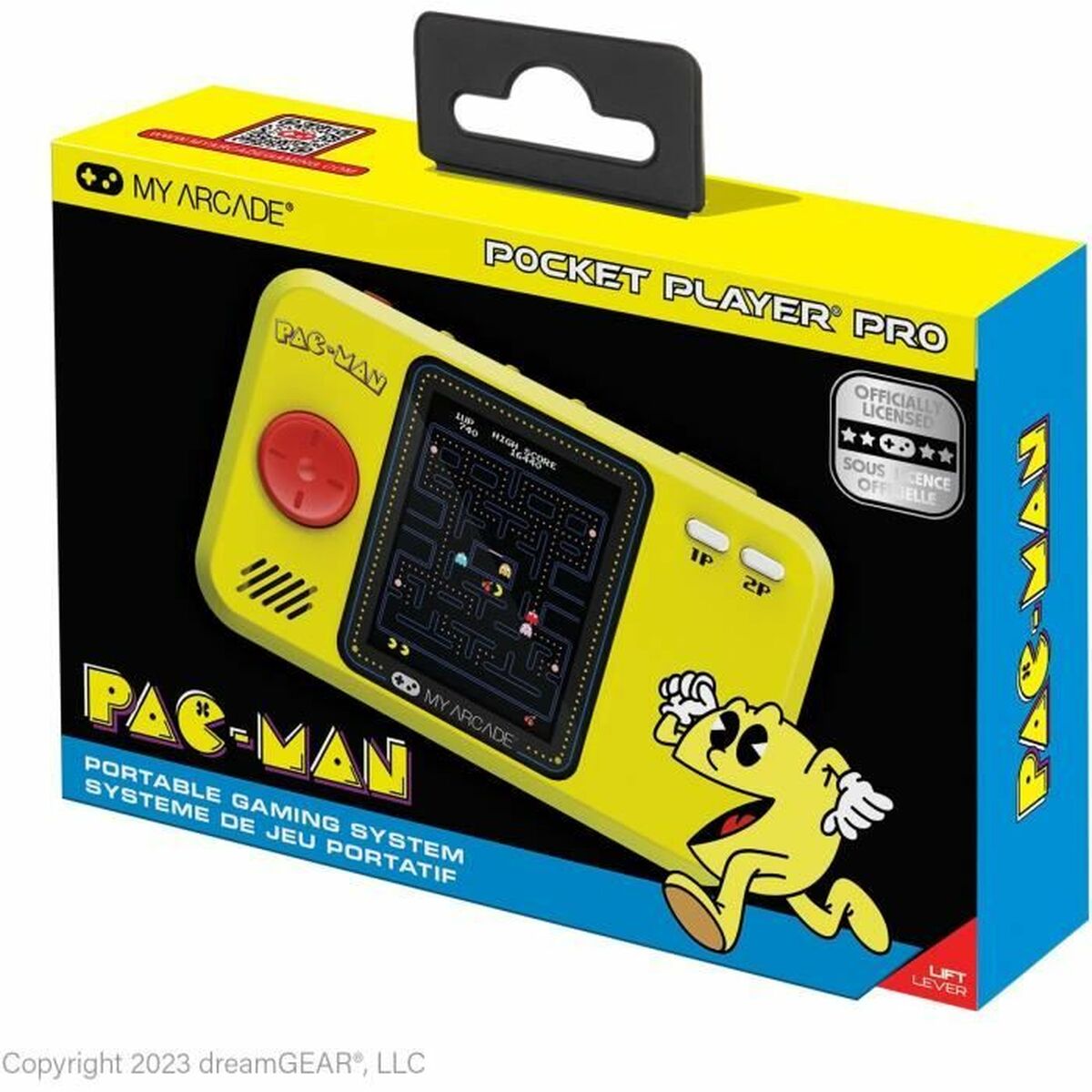 Console Portatile My Arcade Pocket Player Pro - PaC-Man Retro Games Giallo