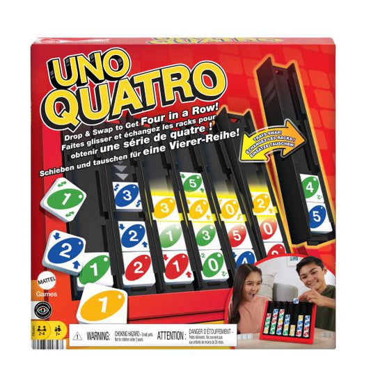 UNO QUATRO - GIOCHI MATTEL - HPF82 - GIOCHI DI CARTE MATTEL UNO