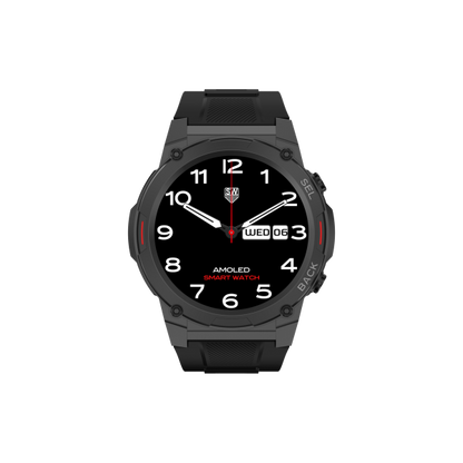 Smartwatch Fw63 Cobalt Pro Display 1.43" Amoled 51 Mm Digitale Touch Screen Colore Nero