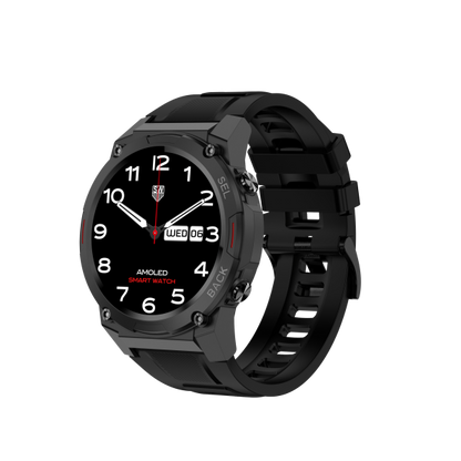 Smartwatch Fw63 Cobalt Pro Display 1.43" Amoled 51 Mm Digitale Touch Screen Colore Nero