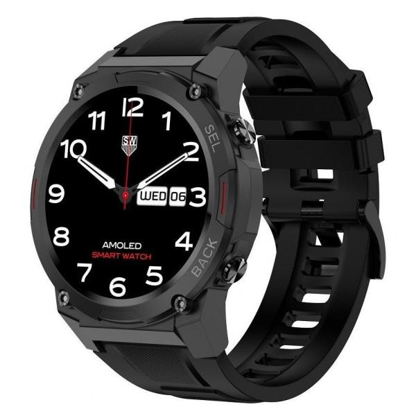 Smartwatch Fw63 Cobalt Pro Display 1.43" Amoled 51 Mm Digitale Touch Screen Colore Nero