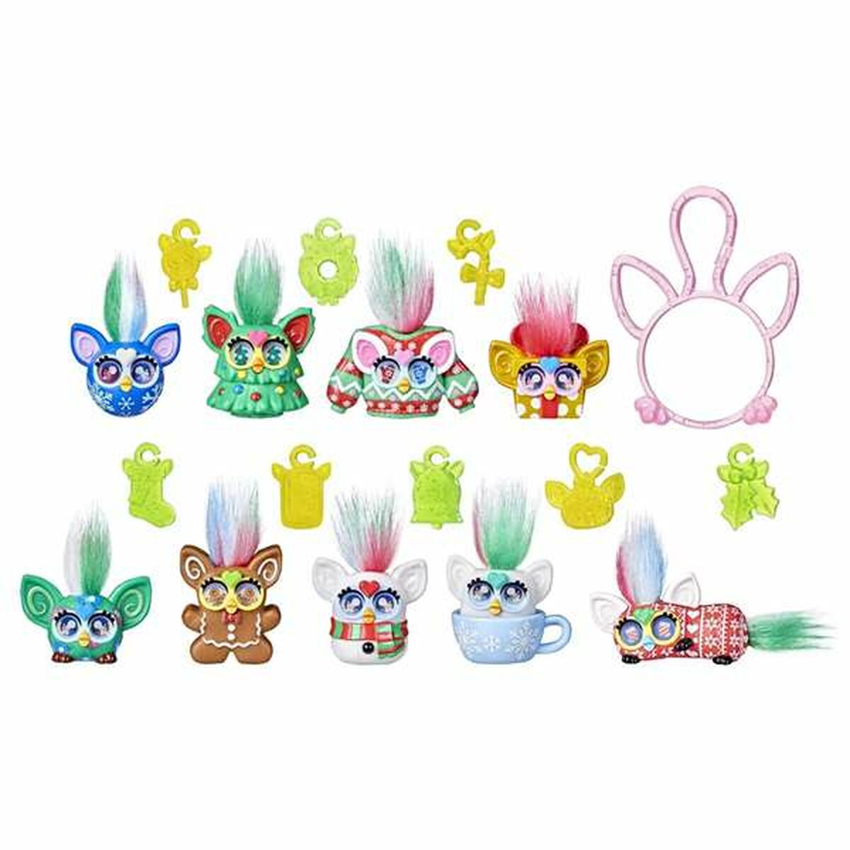 Calendario Dell'avvento Furby Minis Poliestere Abs Poe Multicolore