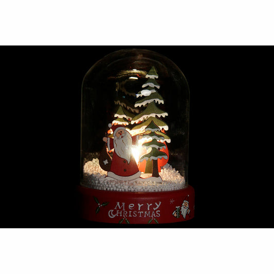 Decorazione Natalizia DKD Home Decor Resina Vetro Babbo Natale (2 pcs) (9 x 9 x 11 cm)