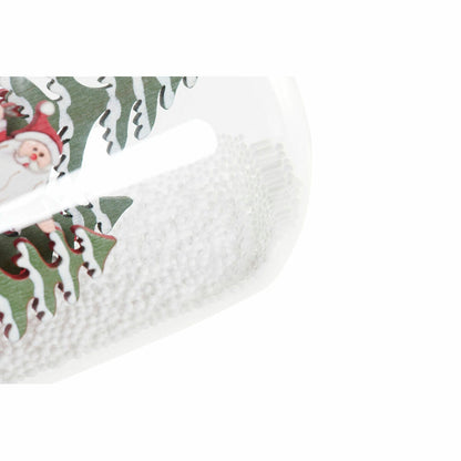 Decorazione Natalizia DKD Home Decor Resina Vetro Babbo Natale (2 pcs) (9 x 9 x 11 cm)