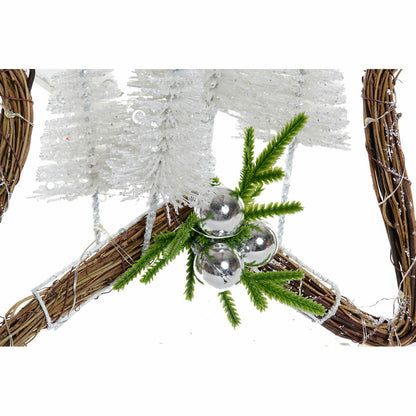 Decorazione Natalizia DKD Home Decor ?S3025384 Rattan (43 x 10 x 43 cm) (2 pcs)