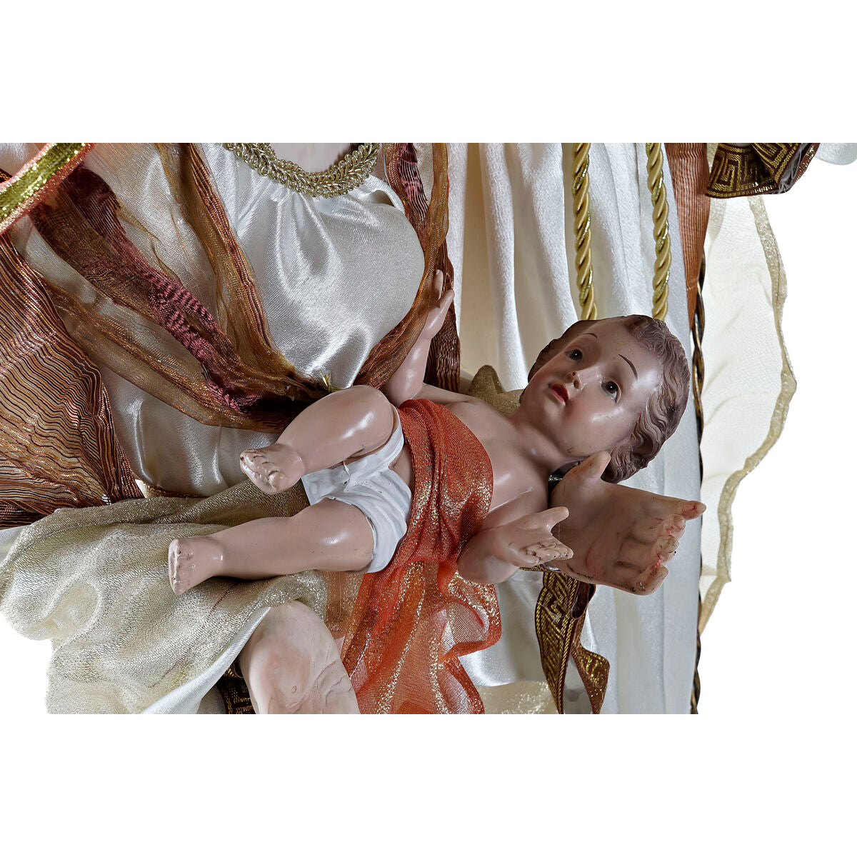 Presepe di Natale DKD Home Decor Bianco Dorato 48 x 28 x 90 cm Plastica