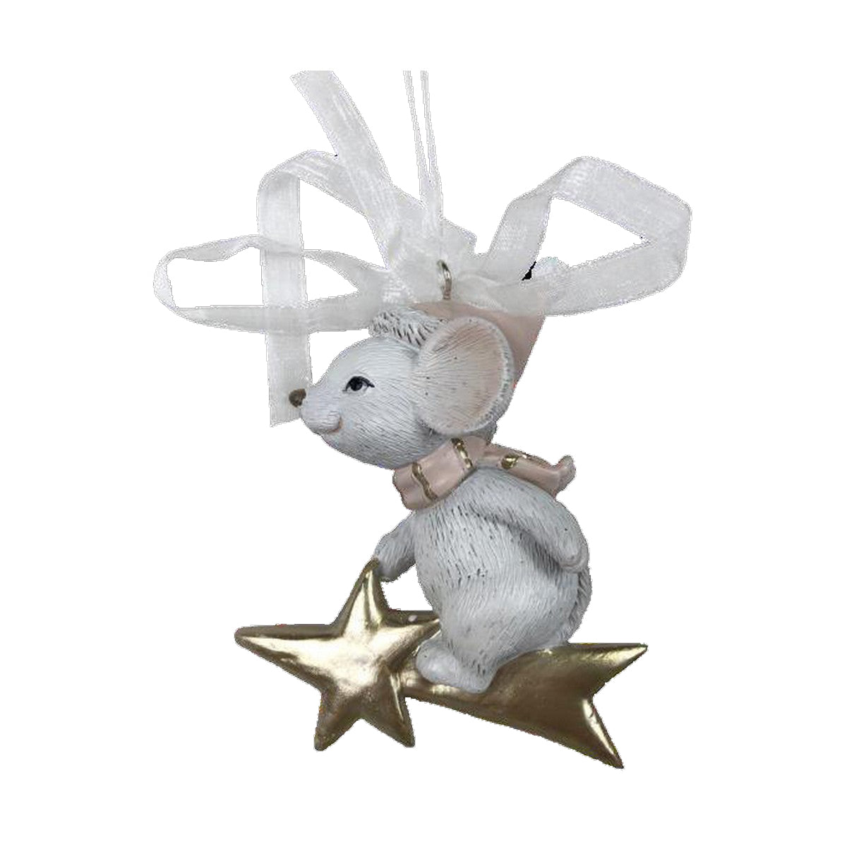 Decorazione Natalizia DKD Home Decor Mouse Resina (7 x 4,5 x 9 cm) (6 Unità)