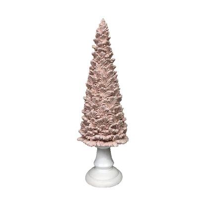 Decorazione Natalizia DKD Home Decor Albero Resina (10,5 x 10,5 x 32 cm) (2 Unità)