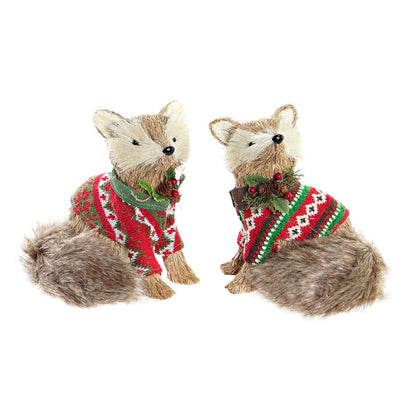 Decorazione Natalizia DKD Home Decor Poliestere (16 x 18 x 21 cm) (2 Unità)