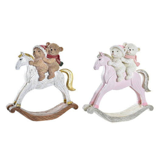 Decorazione Natalizia DKD Home Decor Resina (14 x 4,5 x 15 cm) (2 Unità)