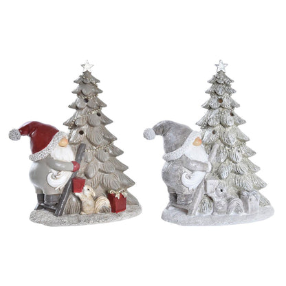 Decorazione Natalizia DKD Home Decor Albero Resina (15 x 10 x 18 cm) (2 Unità)