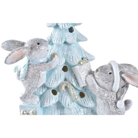 Decorazione Natalizia DKD Home Decor Albero Resina (13,5 x 8 x 16 cm) (2 Unità)