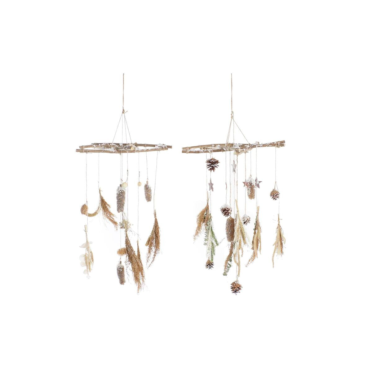 Decorazione Natalizia DKD Home Decor Legno (2 Unità) (41 x 41 x 40 cm)