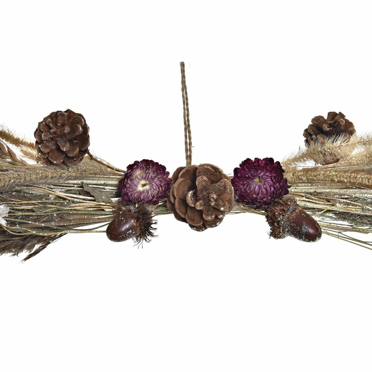 Decorazione Natalizia DKD Home Decor Fiore (60 x 15 x 8 cm) (2 Unità)