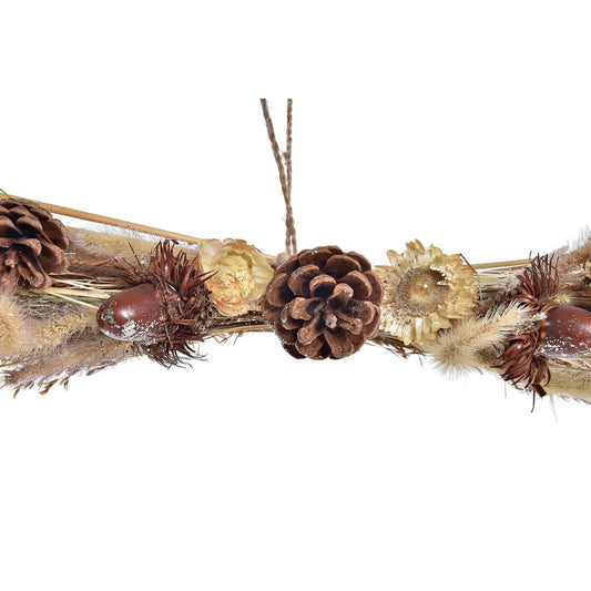 Decorazione Natalizia DKD Home Decor Fiore (60 x 15 x 8 cm) (2 Unità)