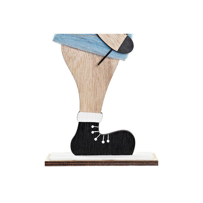 Decorazione Natalizia DKD Home Decor Legno Poliestere Renna (5 x 22 x 41 cm) (4 Unità)