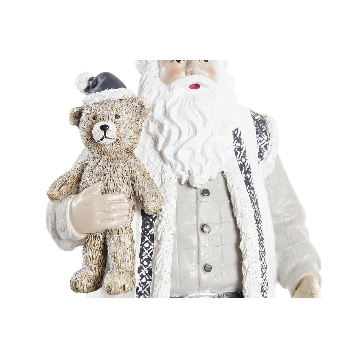 Decorazione Natalizia DKD Home Decor Resina Babbo Natale (12 x 9 x 27 cm) (2 Unità)