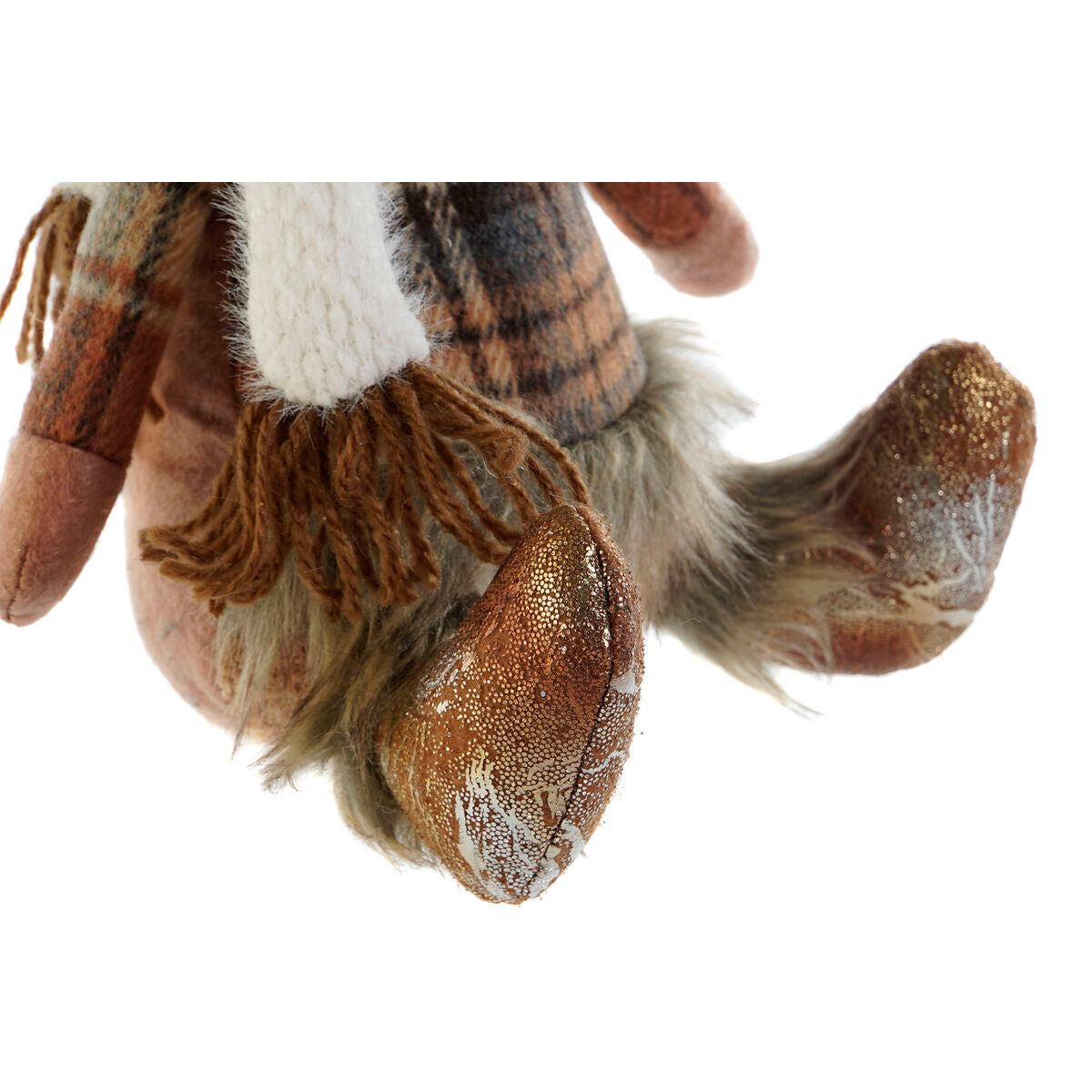 Decorazione Natalizia DKD Home Decor Marrone Renna 14 x 12 x 35 cm (2 Unità)