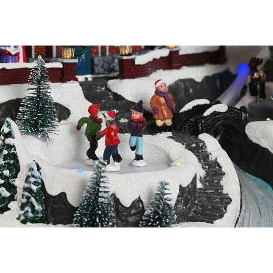 Decorazione Natalizia Home ESPRIT Multicolore Musicale 33 X 31 X 38 cm