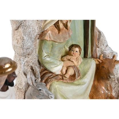 Presepe di Natale Home ESPRIT Multicolore Resina 19,5 x 11 x 31,5 cm (2 Unità)