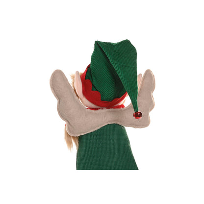 Decorazione Natalizia Home ESPRIT Rosso Verde Elfo 31 X 13 X 53 CM (2 Unità)