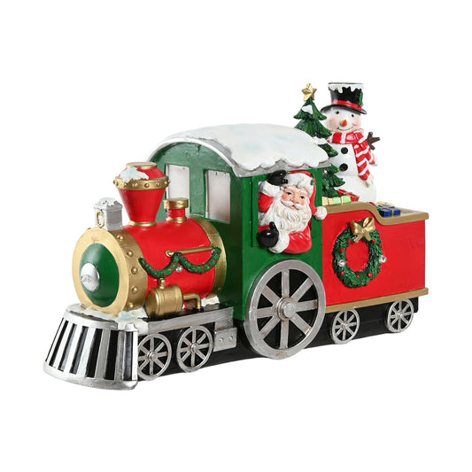 Decorazione Natalizia Home ESPRIT Rosso Verde Treno