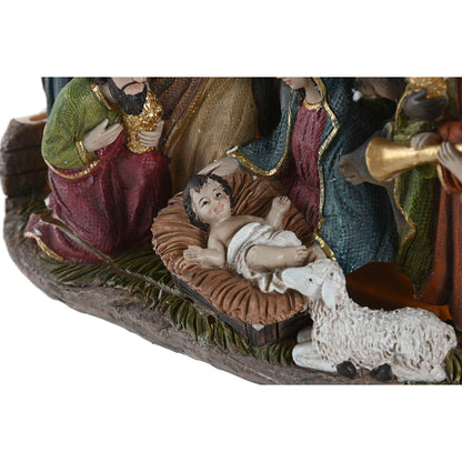 Presepe di Natale Home ESPRIT Multicolore Resina 21 x 6 x 19 cm