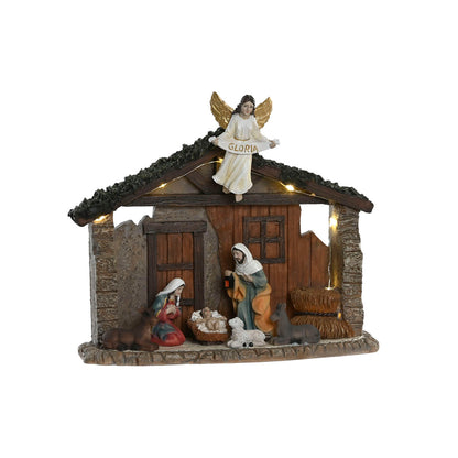 Presepe di Natale Home ESPRIT Multicolore Resina
