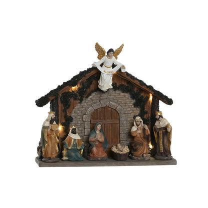 Presepe di Natale Home ESPRIT Multicolore Resina