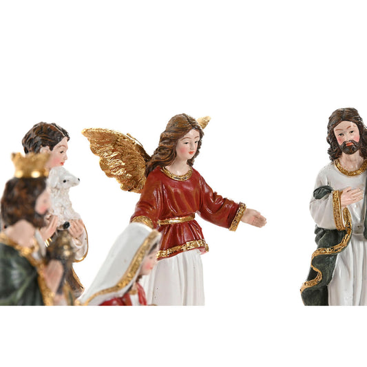 Presepe di Natale Home ESPRIT Multicolore Resina (8 Pezzi)