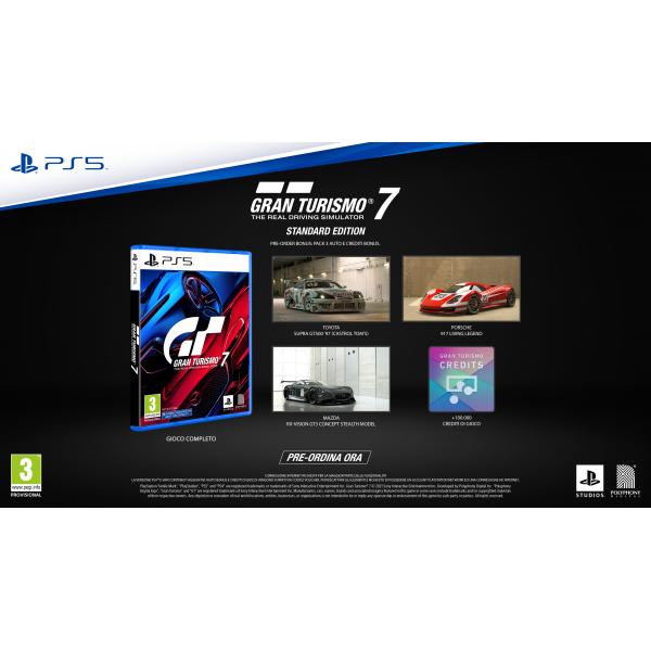 Videogame Gran Turismo 7 Gt7 Standard Edition - Playstation 5 - Sportivo - Pegi 3