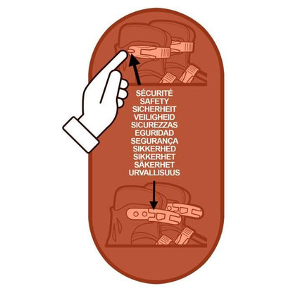 Pattini in linea regolabili THE QUEEN OF SNOW II - Misura 30-33