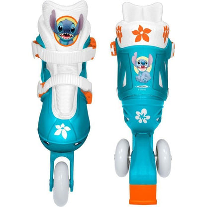 Pattini in linea 2 in 1 - DISNEY - STITCH - 3 ruote - Taglia 27-30