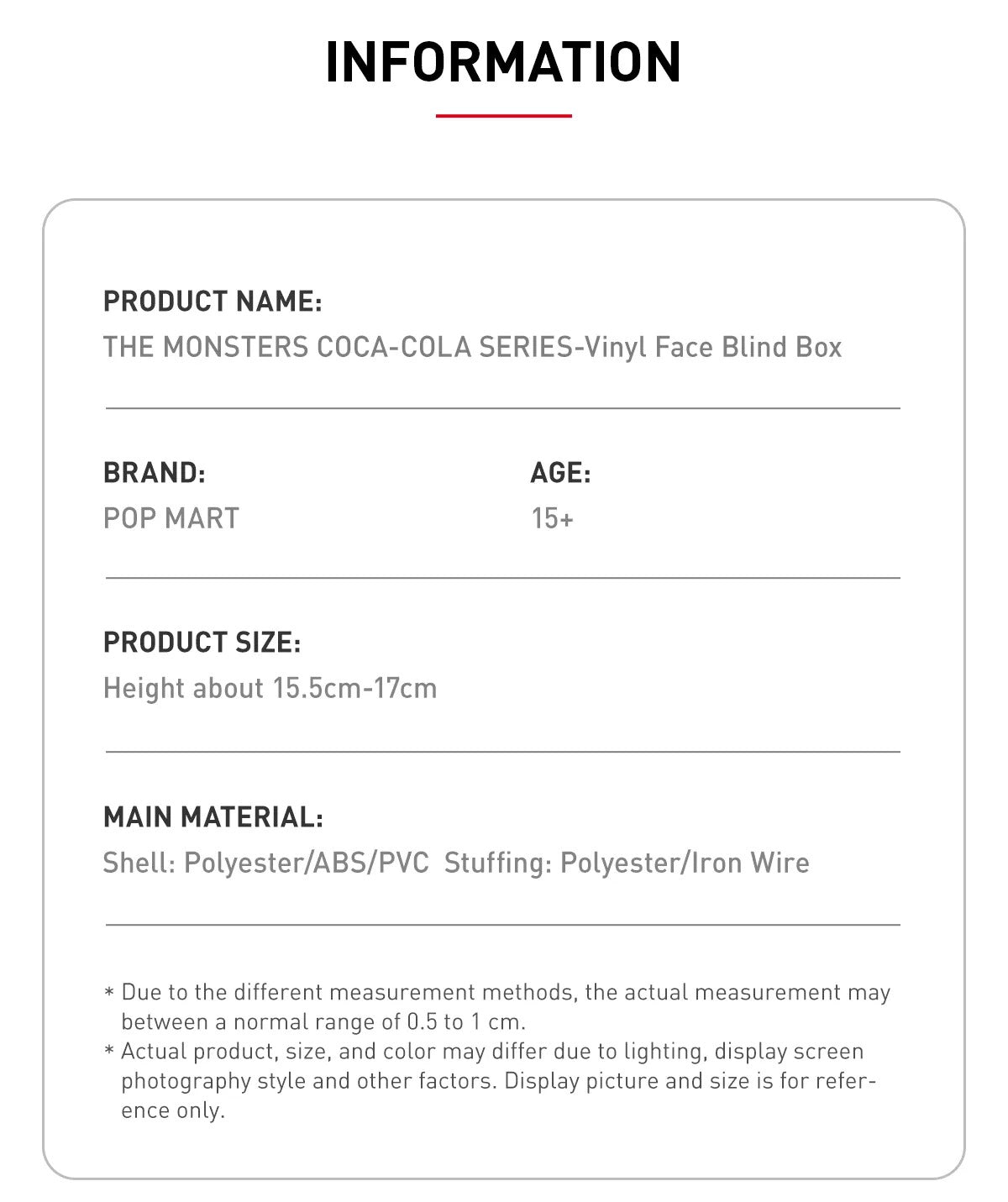 Labubu COCA COLA - Edizione limitata Blind Box