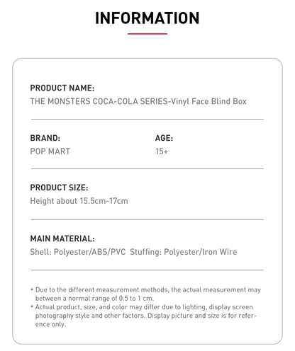 Labubu COCA COLA - Edizione limitata Blind Box